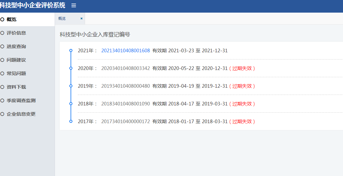 科技型中小企业